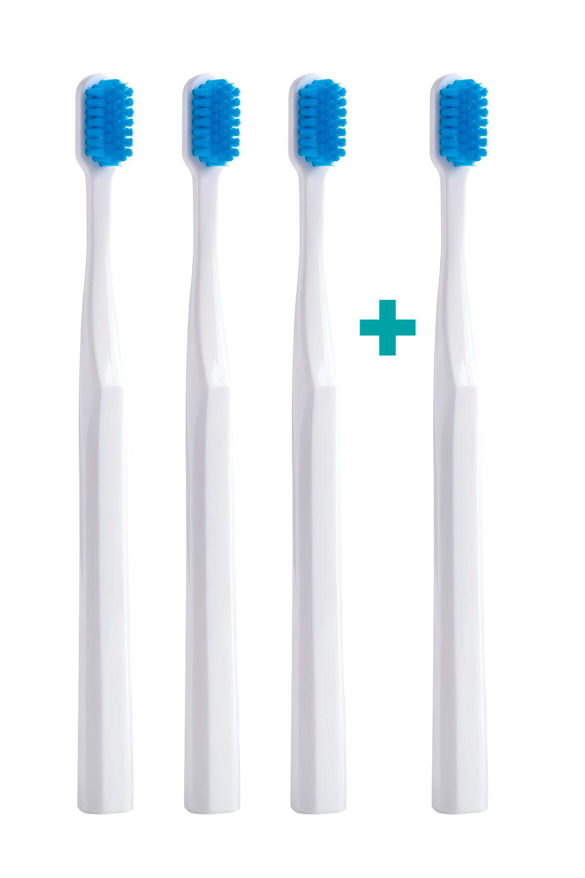 3+1 Jemný zubní kartáček Nanosmile White