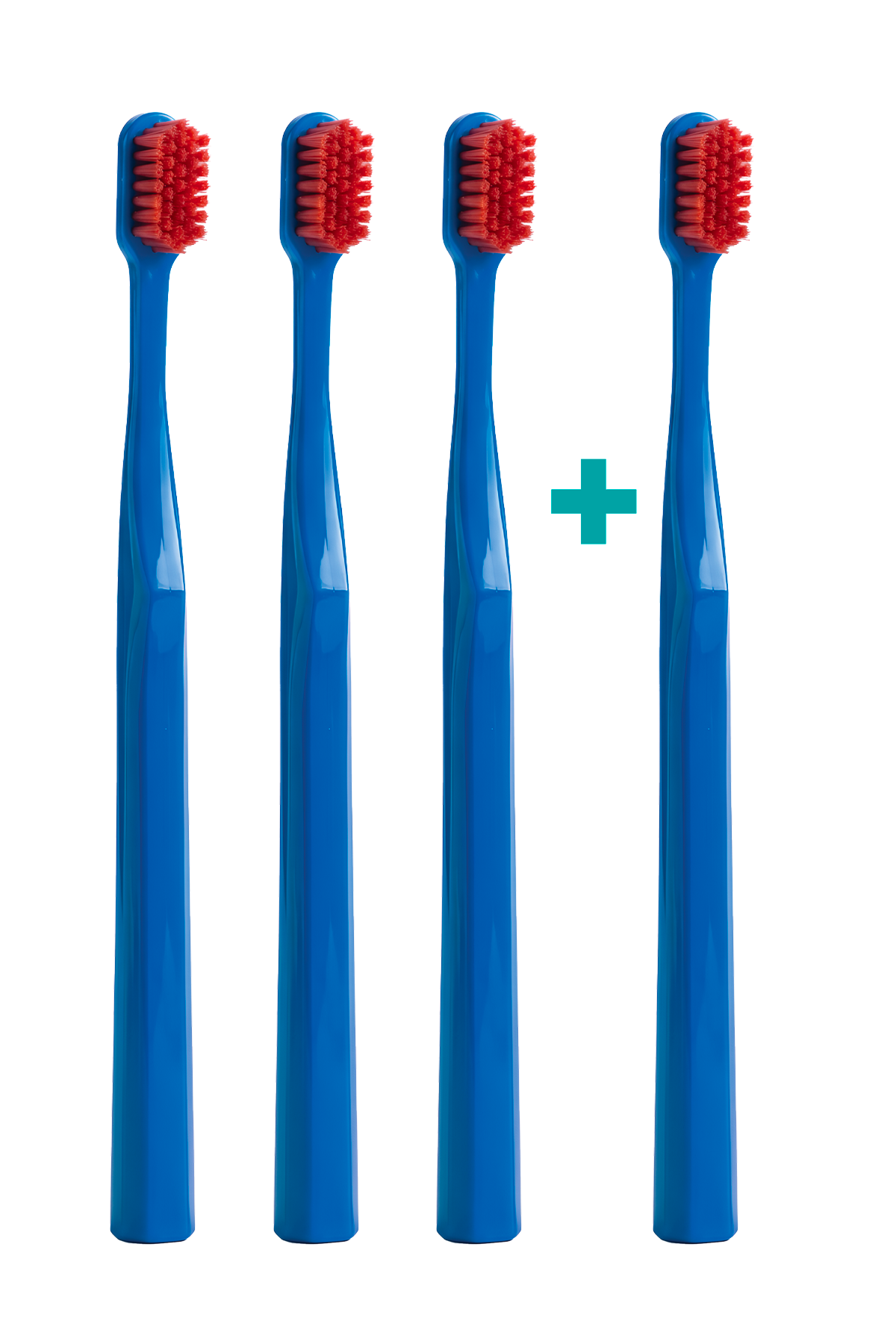 3+1 Jemný zubní kartáček Nanosmile Blue
