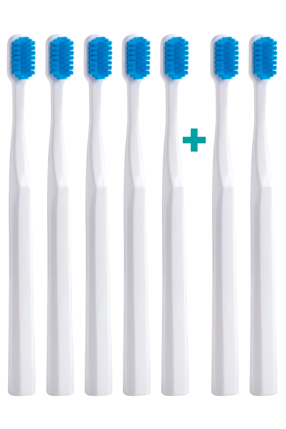 5+2 Jemný zubní kartáček Nanosmile White