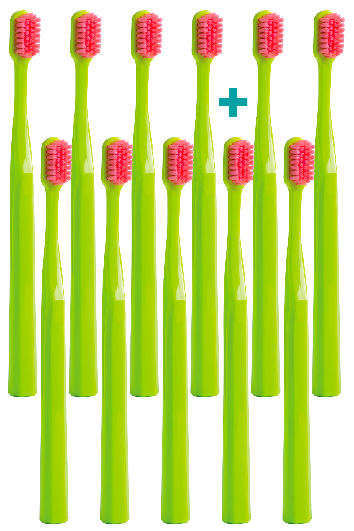 8+3 Jemný zubní kartáček Nanosmile Green