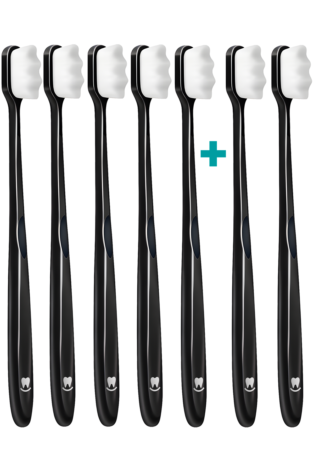 5+2 Ultrajemný zubní kartáček Nanosmile Black