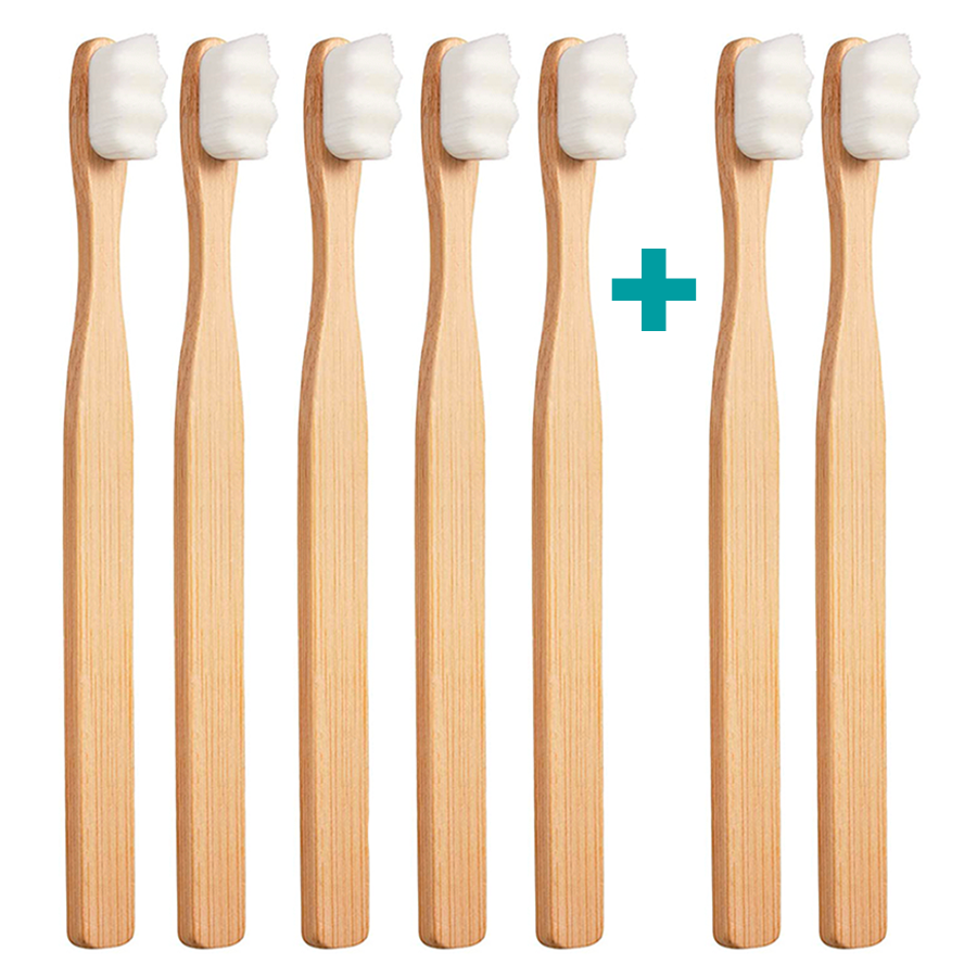 5+2 Ultrajemný zubní kartáček Nanosmile Eco White
