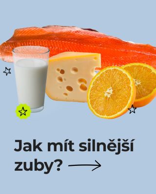 To, co jíte každý den, se odráží i na vašich zubech a dásních. Vápník a fosfor pomáhají udržet sklovinu pevnou a odolnou 🦷...