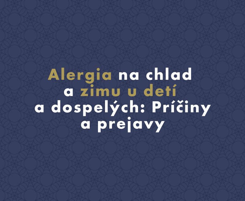 Alergia na chlad a zimu u detí a dospelých: Príčiny a prejavy