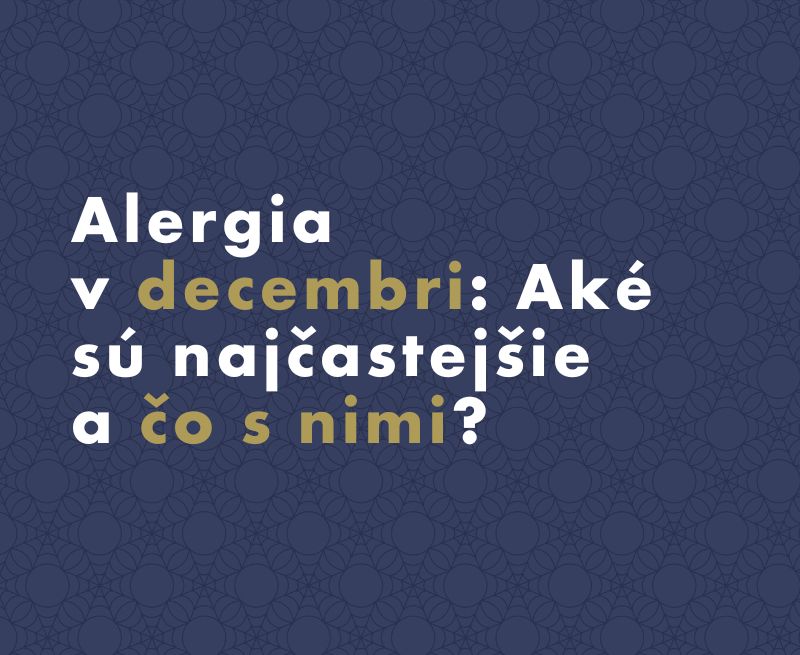 Alergia v decembri: Aké sú najčastejšie a čo s nimi?