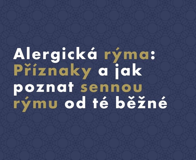 Alergická rýma: Příznaky a jak poznat sennou rýmu od té běžné