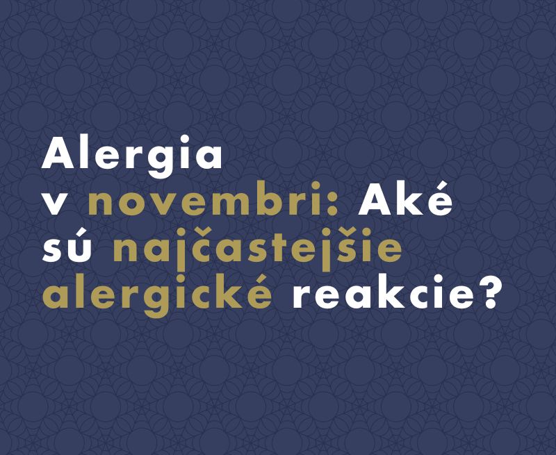 Alergia v novembri: Aké sú najčastejšie alergické reakcie?