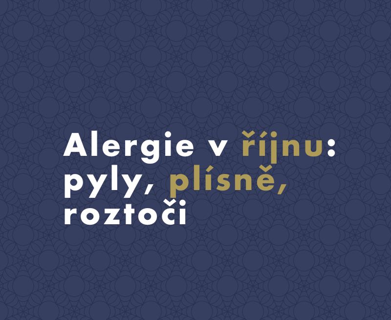 Alergie v říjnu: pyly, plísně, roztoči