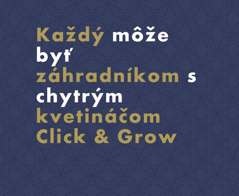 Ako fungujú chytré kvetináče Click & Grow