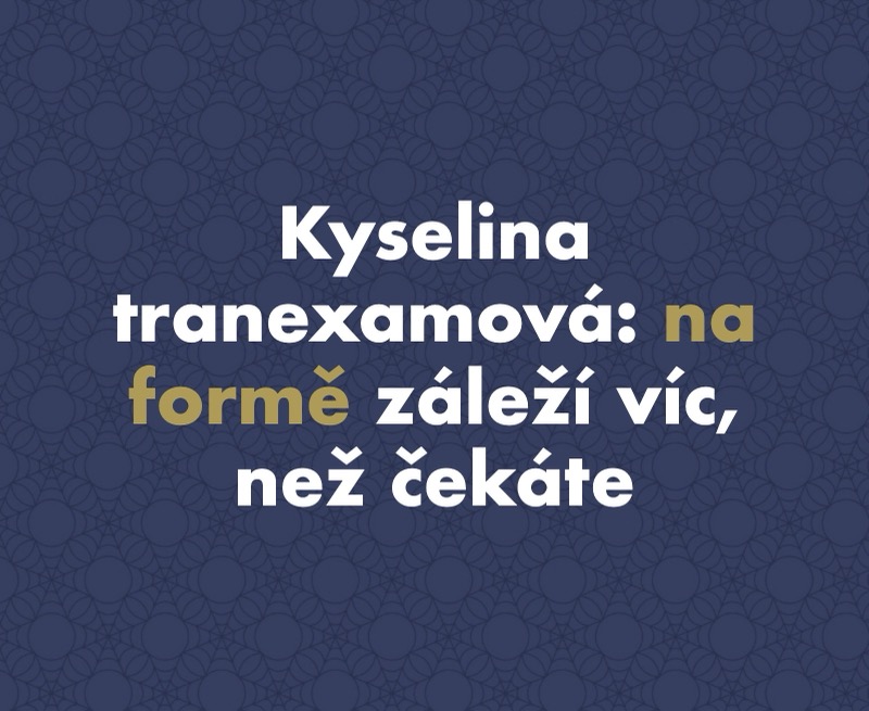 Kyselina tranexamová na pigmentové skvrny: co umí a proč záleží na formě