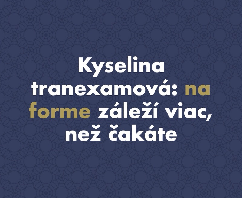 Kyselina tranexamová na pigmentové škvrny: čo dokáže a prečo záleží na forme