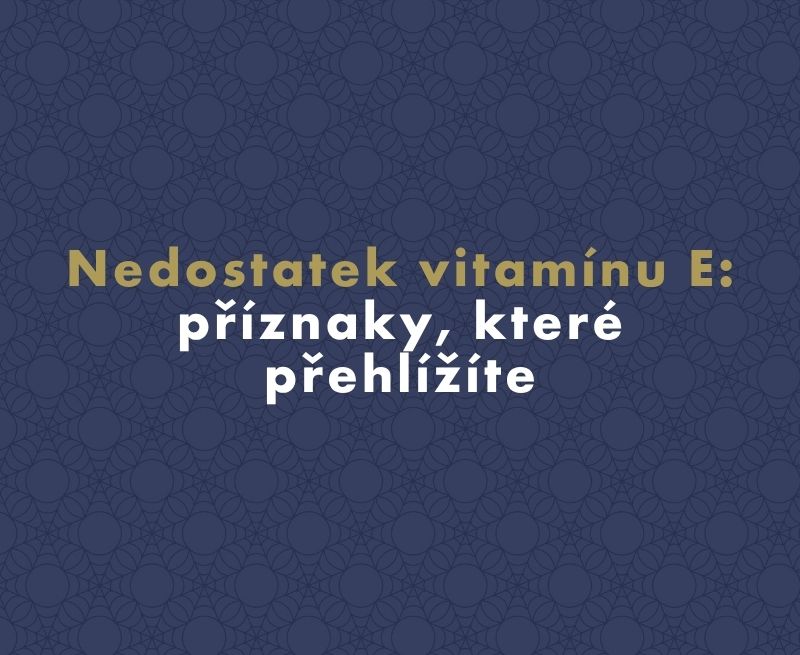 Nedostatek vitamínu E: příznaky, které přehlížíte