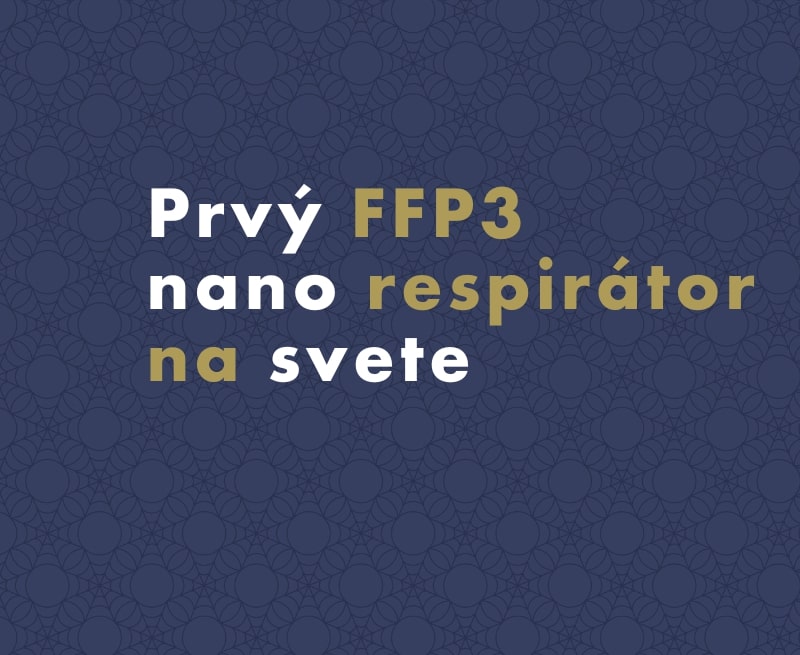 Český nano respirátor získal ako prvý na svete certifikáciu FFP3