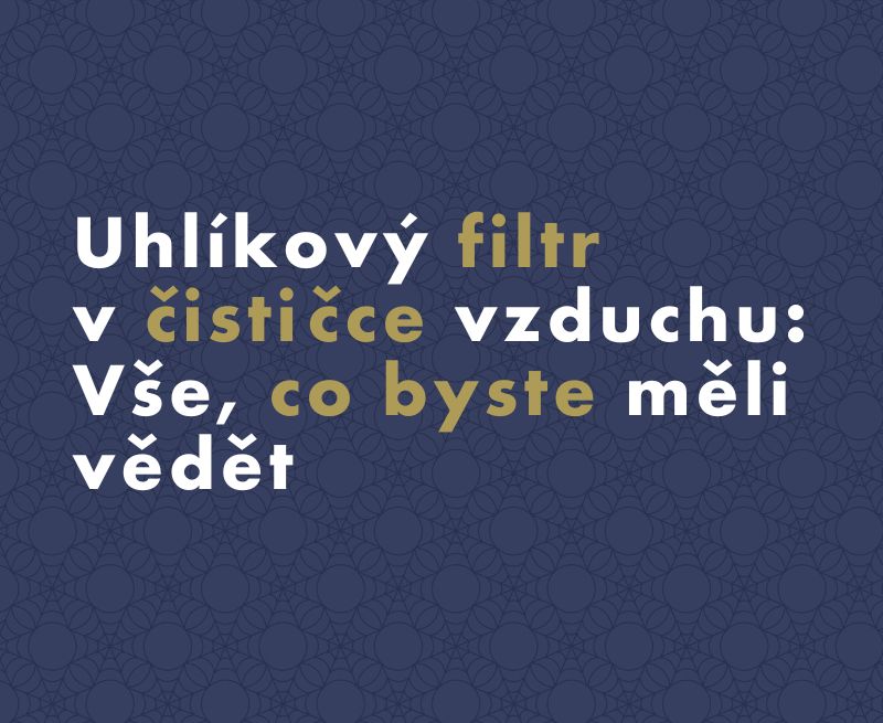 Uhlíkový filtr v čističce vzduchu: Vše, co byste měli vědět