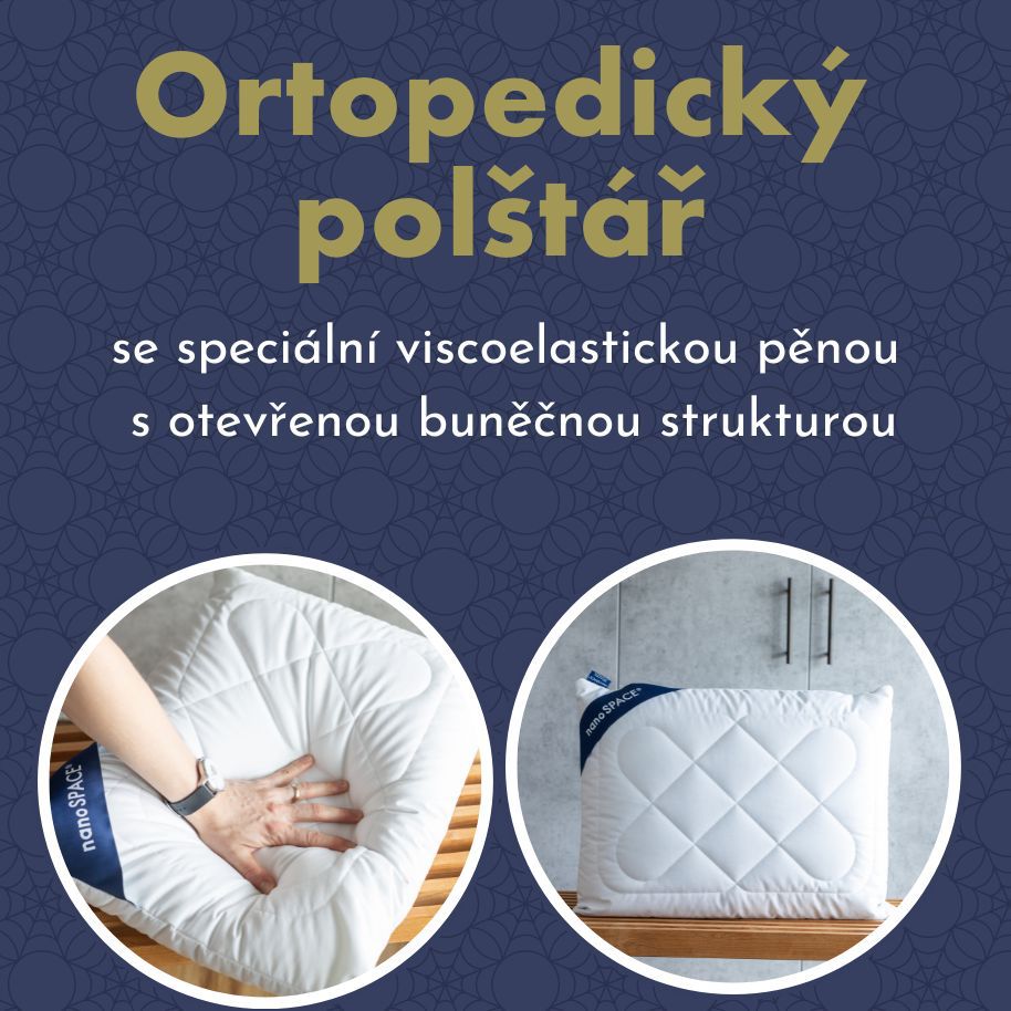 ortpedický polštář na bolavá záda a krk