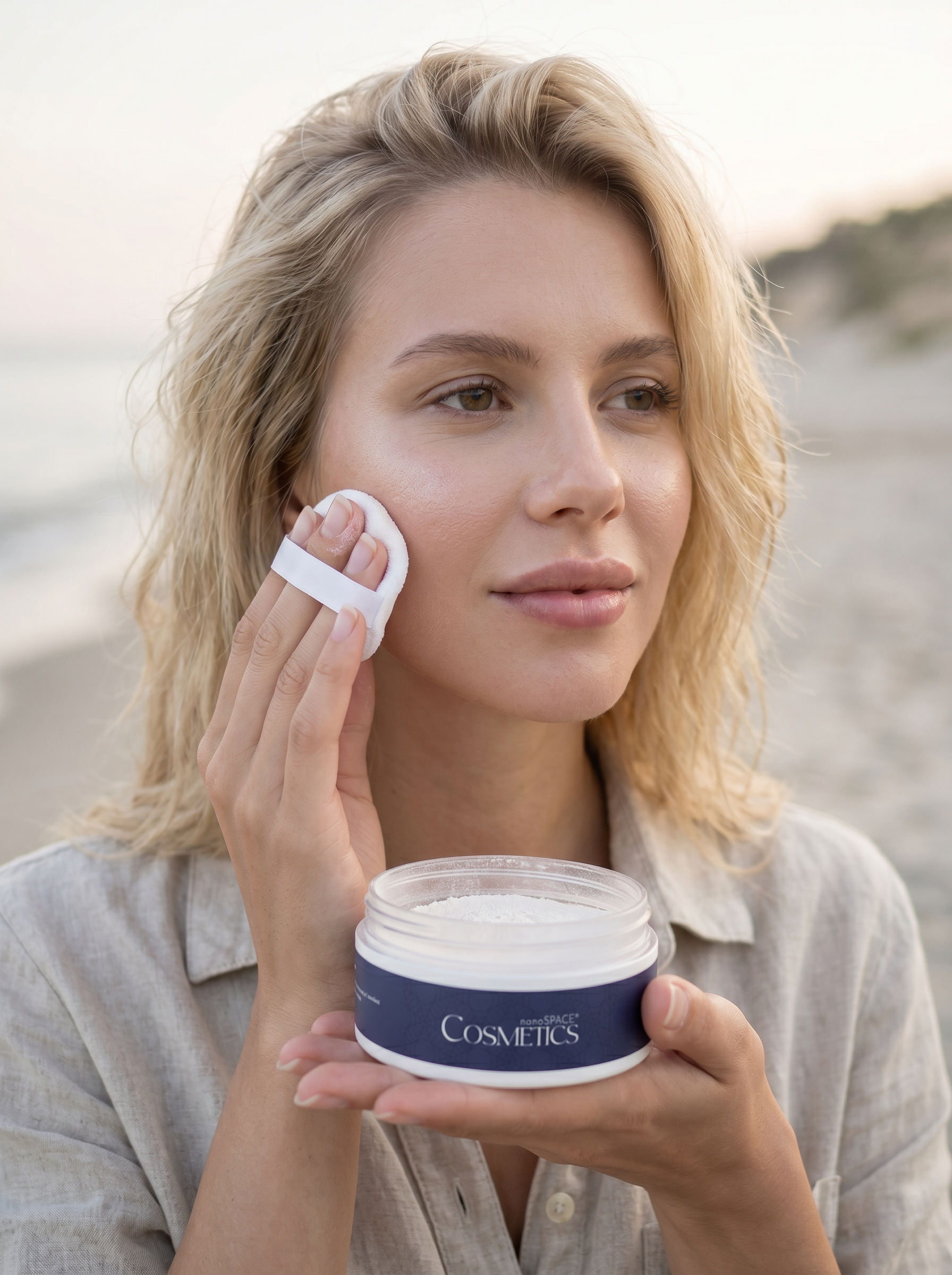 Minerální pudr na opalování SPF 50 nanoSPACE Cosmetics