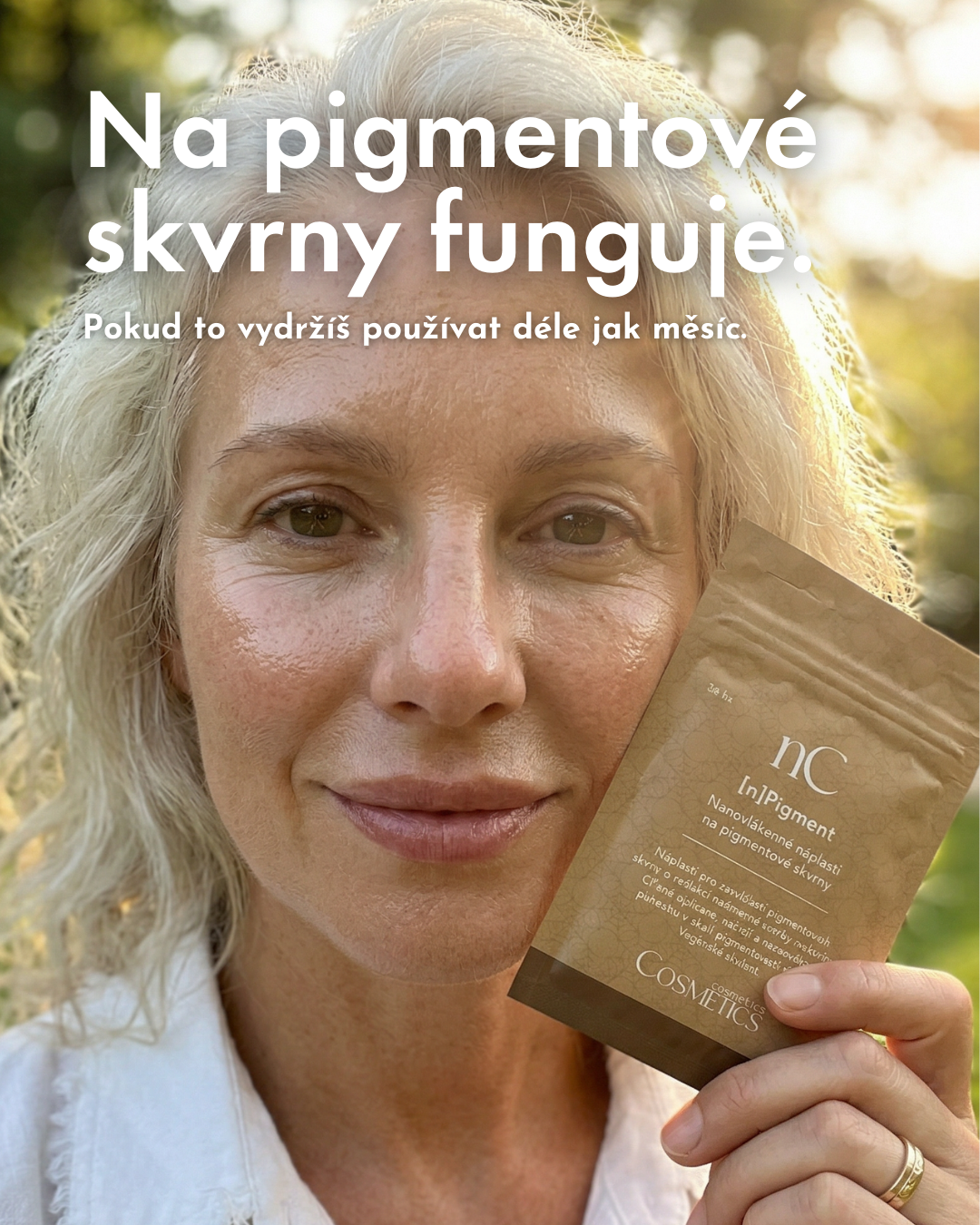 [n]Pigment nanovlákenné náplasti na pigmentové skvrny