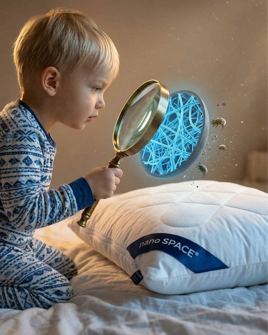 Protiroztočový polštář nanoSPACE pro alergiky