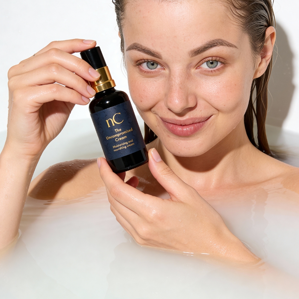 Zakladatelka Lucie Konečná s krémem The Uncompromised Cream