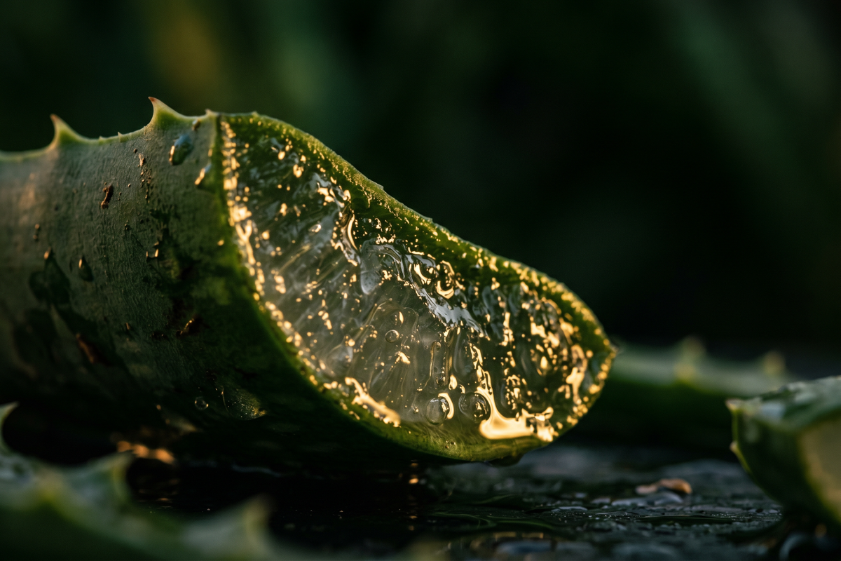 Čerstvý gél z listu aloe vera – prírodná hydratácia a upokojenie pokožky