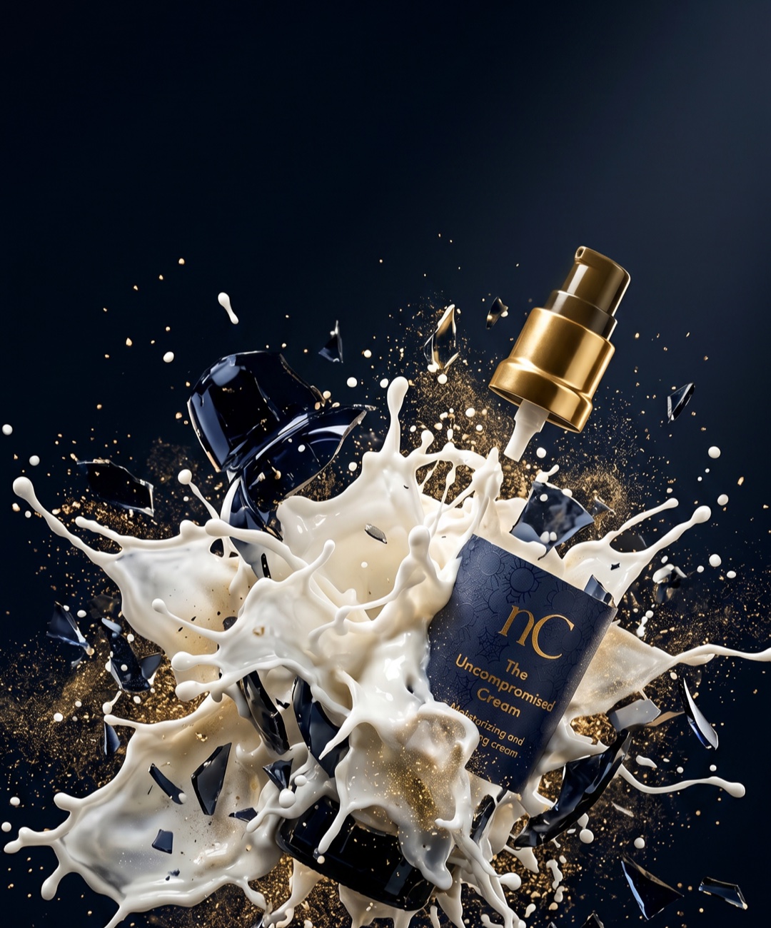 Anti-aging denní krém The Uncompromised Cream nanoSPACE Cosmetics