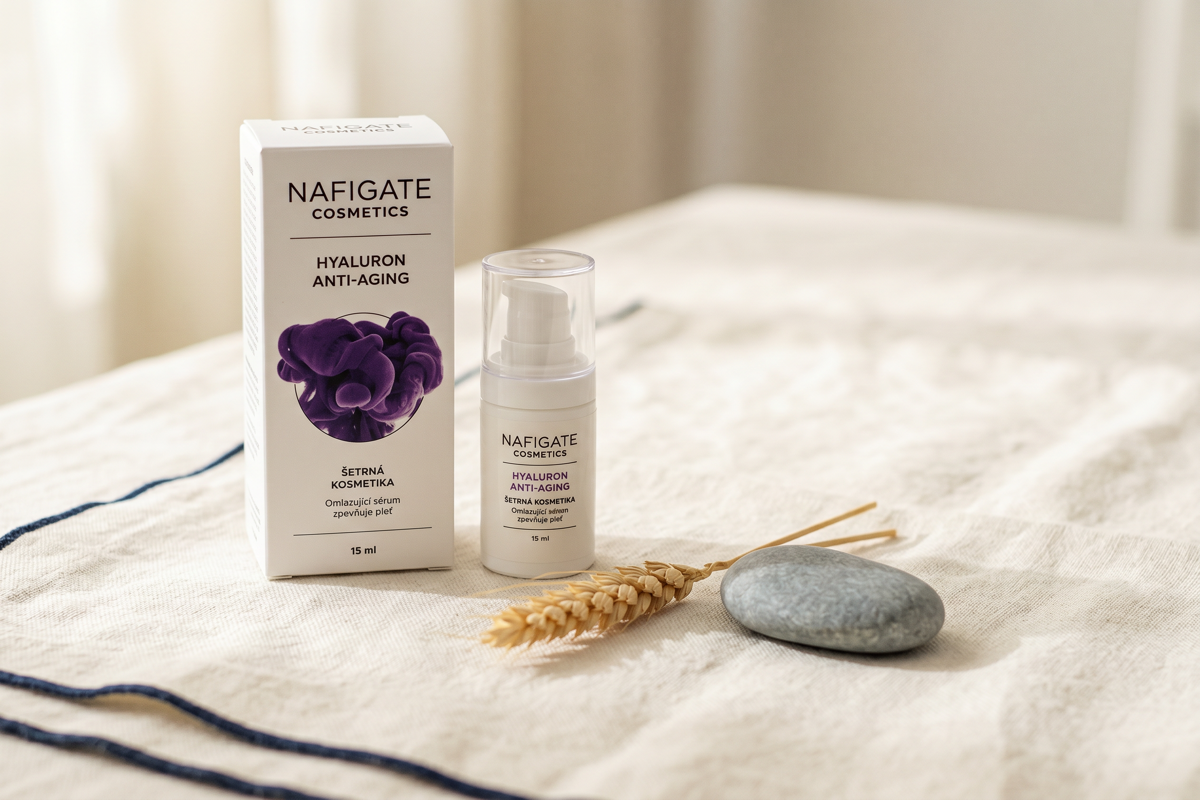 Anti-aging rutina s koenzymem Q10 – liftingové sérum na toaletním stolku