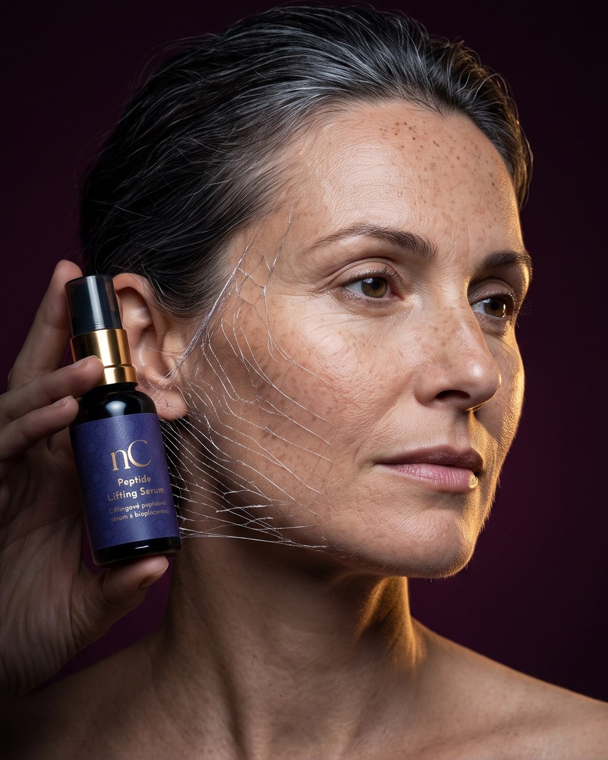 Liftingové peptidové sérum nanoSPACE Cosmetics