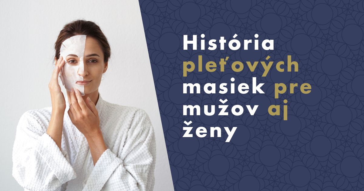 História pleťových masiek