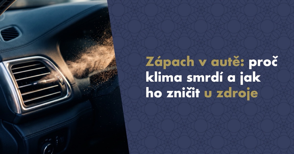 Zápach v autě: Proč klima smrdí jako mokrý pes a octové ponožky — a jak ho zničit u zdroje