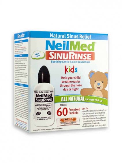 Proplach nosu Sinus Rinse Kids, láhev + 60 sáčků