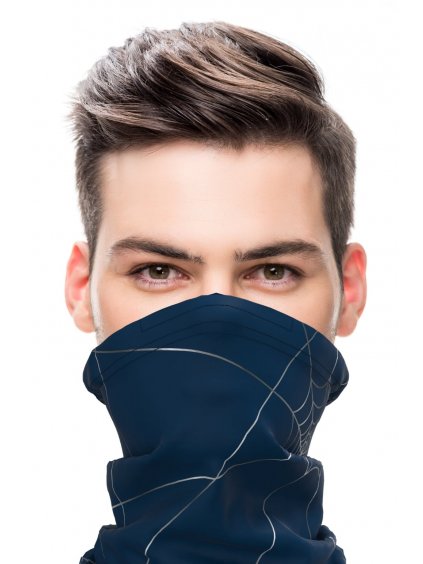 Antivirový šátek nanoSPACE - modrý FFP2 dle dTestu