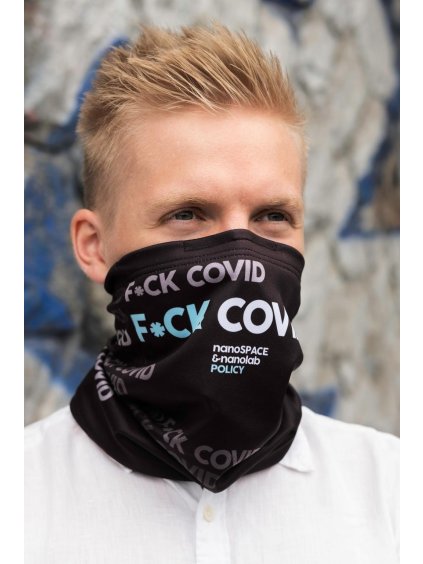 antivirový šátek fuck covid