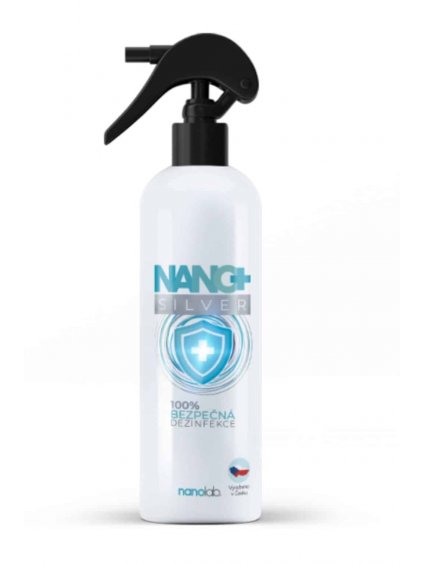 Dezinfekční sprej NANO+ se stříbrem 500ml Nanolab