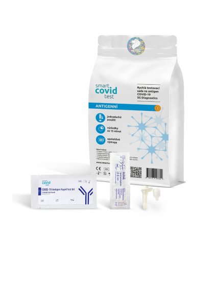 Antigenní rychlotest Smart Covid | 10 ks SG Diagnostics COVID-19 Antigen Rapid Test Kit