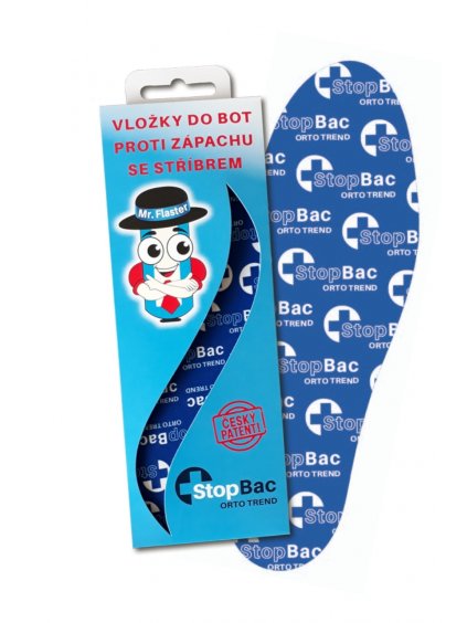 Antibakteriální vložky do obuvi se stříbrem StopBac ORTO TREND