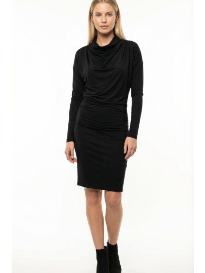 Čierne elegantné šaty Paris nanoSPACE by LADA