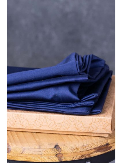 Protiroztočová obliečka na anatomický vankúš 42 x 66 cm | Nanobavlna® – modrá  Bavlnený satén nanoSPACE Blue