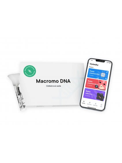 Domácí DNA test 242+ výsledků – Macromo DNA Premium