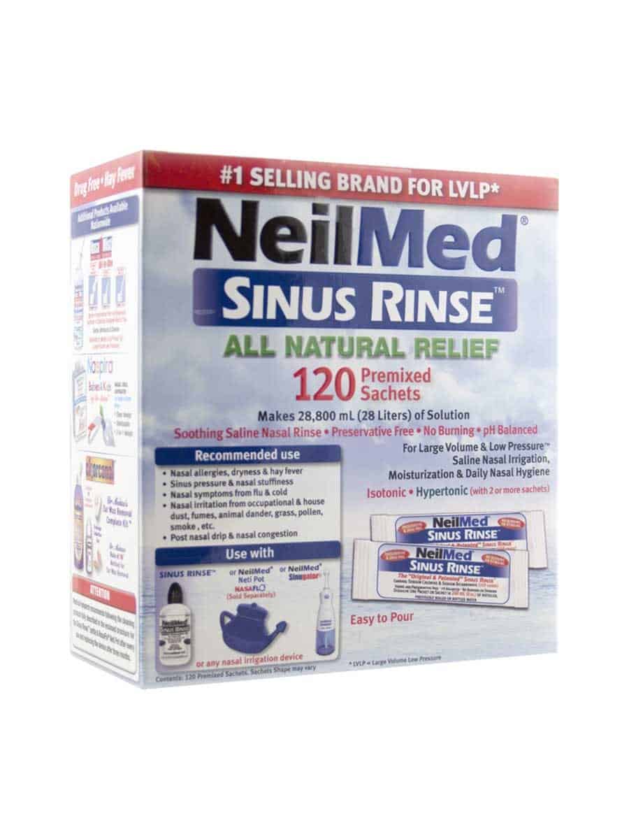 Levně NeilMed Proplach nosu Sinus Rinse, Izotonický, 120 náhradních sáčků