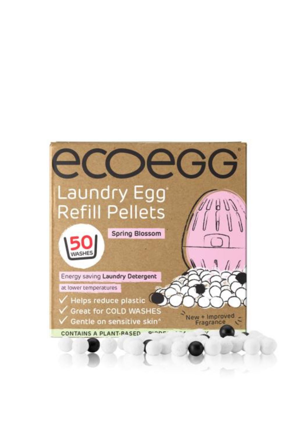Levně Ecoegg Náhradní náplň pro prací vajíčko jarní květy Počet praní: 50