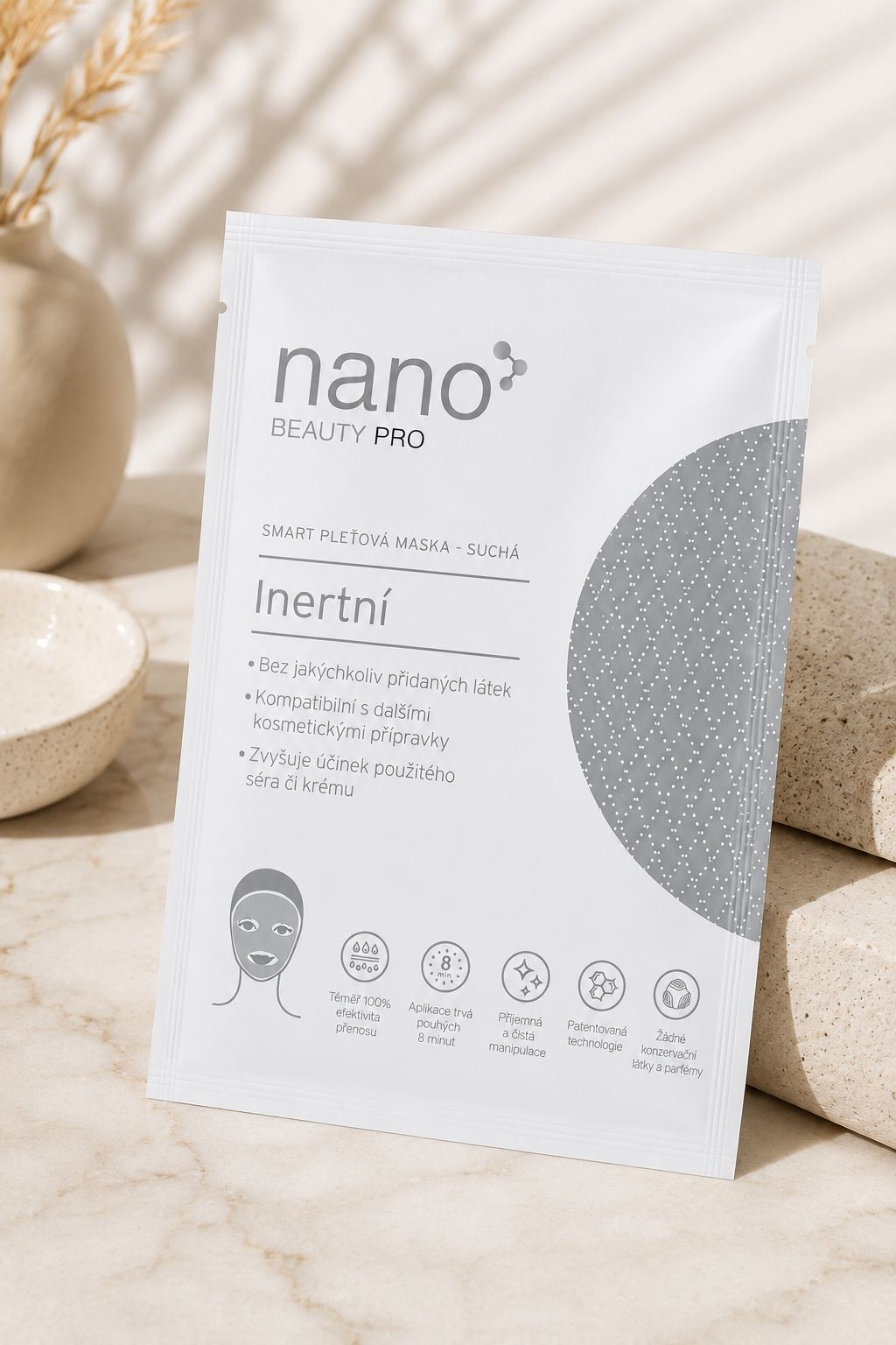 Inertní nanovlákenná maska nanoBeauty