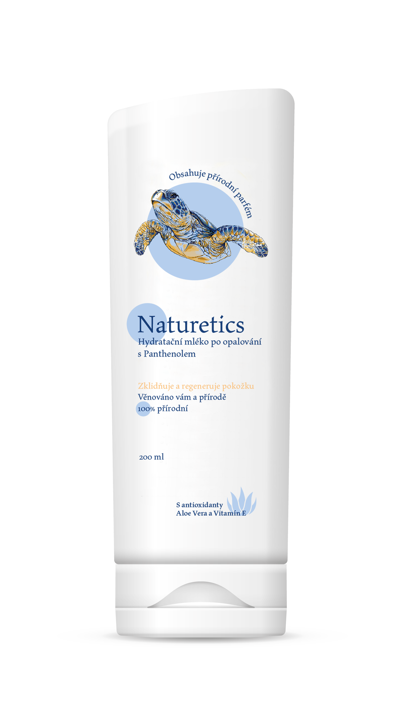 Naturetics Hydratační mléko po opalování s Panthenolem 200 ml