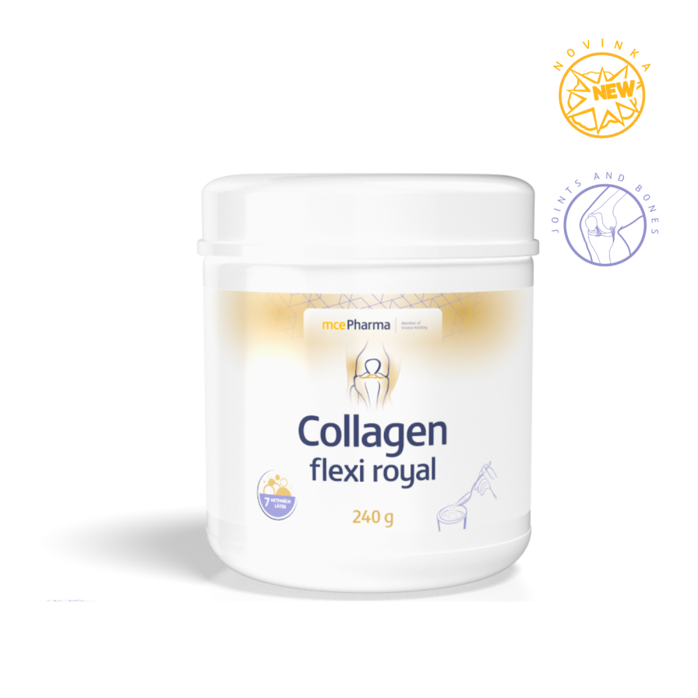 Levně mcePharma Královský kolagen – Collagen flexi royal silný doplněk stravy pro klouby, vazy a šlachy