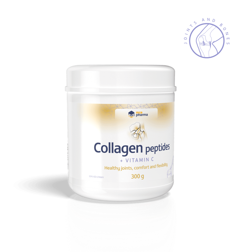 Levně mcePharma Kolagen pro krásnou pleť 5v1 – Collagen peptides plus Peptan, kyselina hyaluronová, selen, vitamín C a vitamín B2