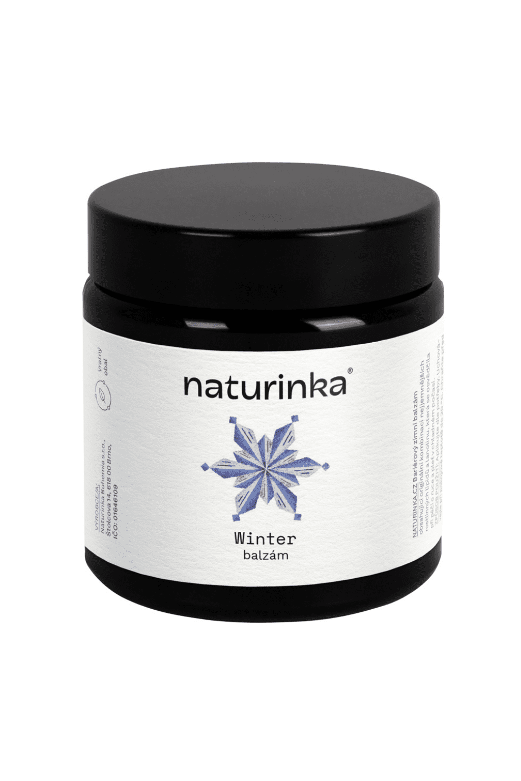 Balzám na suché ruce a citlivé bradavky Winter – Naturinka 60 ml