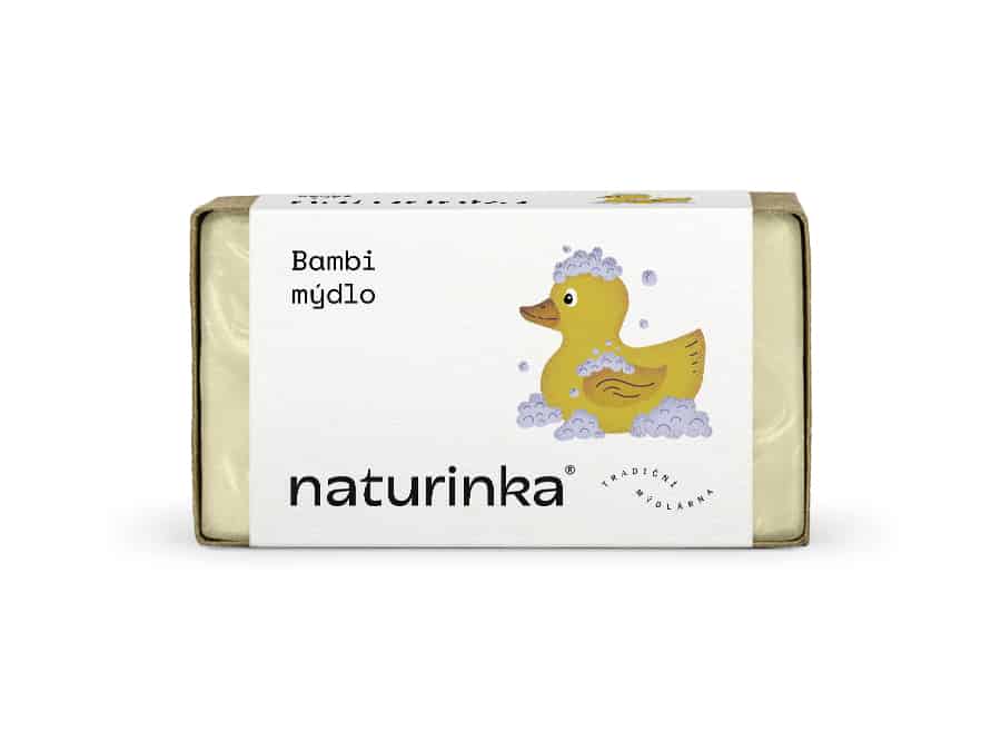 Levně Dětské mýdlo Bambi Naturinka 110 g