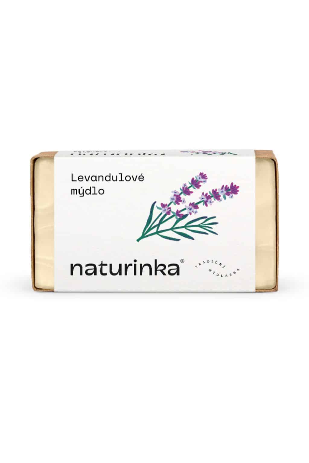 Levně Přírodní levandulové mýdlo Naturinka 110 g