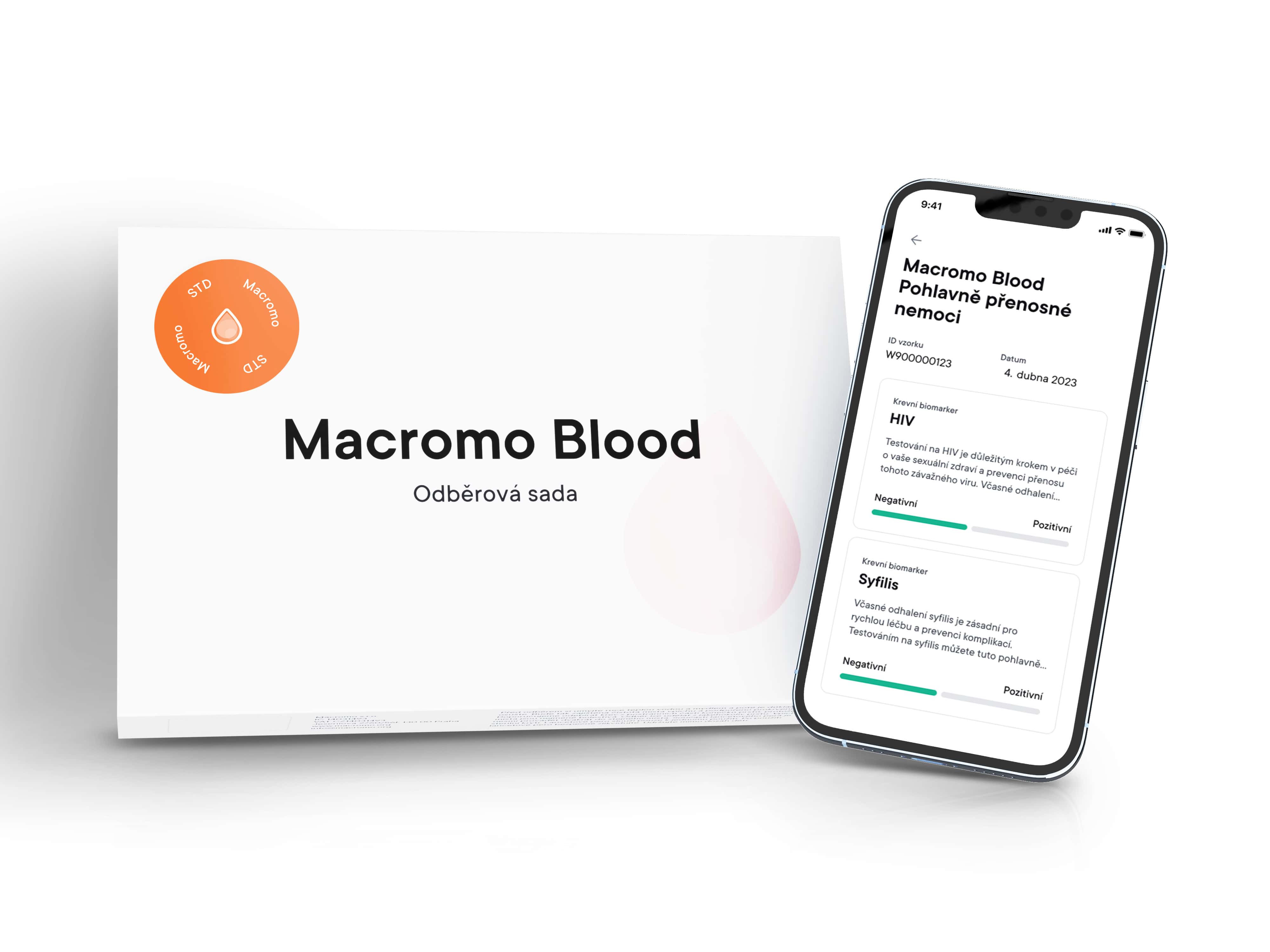 Macromo Krevní test STD – domácí test na pohlavně přenosné nemoci