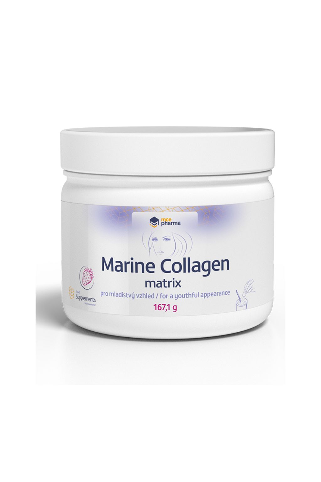 Levně mcePharma Rybí kolagen Marine collagen matrix