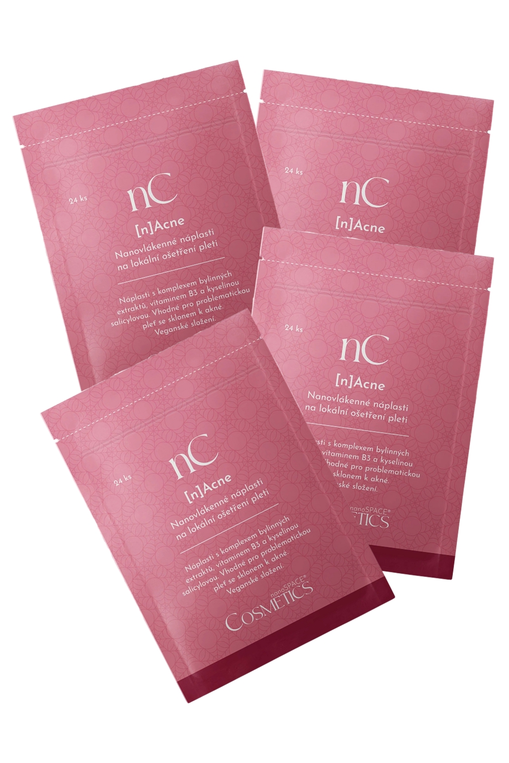 Levně Sada náplastí na akné – 4 ks [n]Acne nanoSPACE Cosmetics